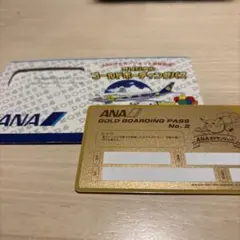 ANA ポケモン ゴールドボーディングパス　ミュウ