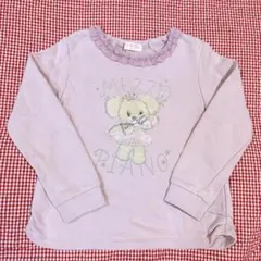 メゾピアノ＊くまトップス＊トレーナー＊リボン＊フリル＊ビーズ＊チュール＊ゆめかわ