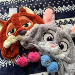 新品未使用 ジュディ ニック ファンキャップ ズートピアファンキャップ ペア