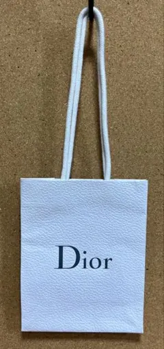 Dior ホワイトショップ袋 小型