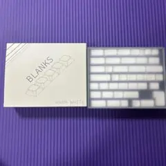 遊舎工房　PBS_BLANK_Whiteキーボードキャップ