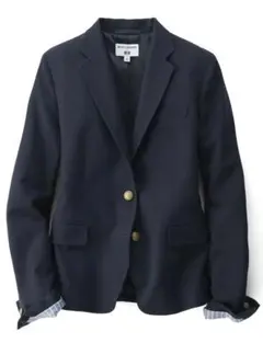 ユニクロ×イネス　ブレザー　Sサイズ　紺　ウールブレンド
