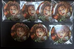 鬼滅の刃 無限城 劇場版 キービジュアル 缶バッジ 竈門炭治郎 まとめ売り 7点