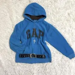 00s y2k GAP ロゴ　フリース　パーカー　平成ギャル　海外girl