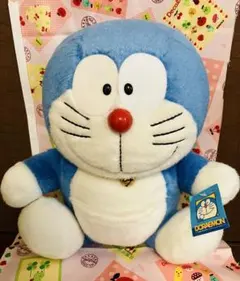 ☆レトロなドラえもん☆ ぬいぐるみ　タグ付き
