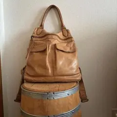 Dakota 2way レザー キャンバス ショルダーバッグ リュック