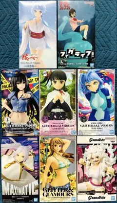 バンプレスト 美少女フィギュア まとめ売り 8点セット 匿名配送