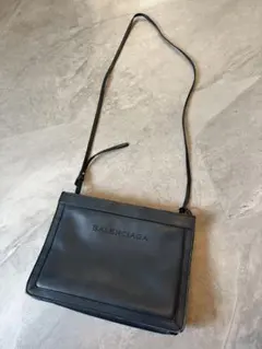 バレンシアガ　ネイビーポシェット　ショルダーバック