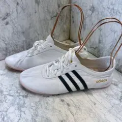 adidas ボクシングシューズ　スニーカー　革　ホワイト　希少 25cmのサムネイル
