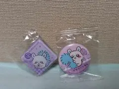 ちいかわ くら寿司 アクリルマグネット 缶バッジ モモンガ セット