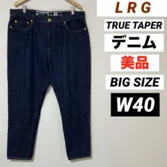 美品 LRG デニム テーパード W40 濃紺 シンプル ストリート 00'sのサムネイル