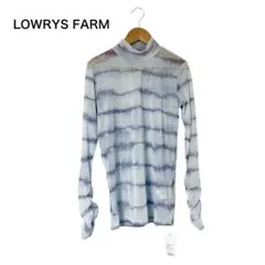 新品タグ付き LOWRYS FARM シアースキンハイネックロングスリーブ