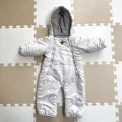 petit main フード付きアウター ジャンプスーツ