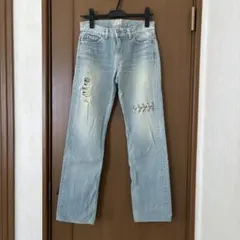 エドウィン Miss503 ダメージ加工デニムパンツ 27inchのサムネイル