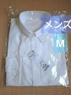 新品未開封　メンズ　オックスフォードシャツ　ホワイト　М