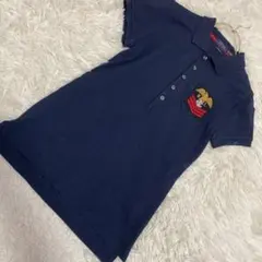 POLO RALPH LAUREN 刺繍入りポロシャツ ネイビー XS 着回し