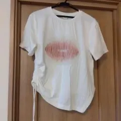 サイドドロスト 半袖Tシャツ ホワイトのサムネイル