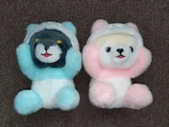 豆しば三兄弟　ぬいぐるみ　キーホルダー　着ぐるみ