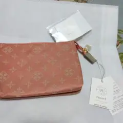 russet ピンク ナイロンポーチ