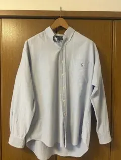 Ralph Lauren BIG SHIRT 90’s Lサイズ ライトブルー