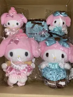 マイメロ　ドリーミーアイスパーラー　チョコミント　ぬいぐるみ　マスコットホルダー マイメロ ドリーミーアイスパーラー チョコミント ぬいぐるみ