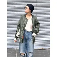 Ungrid / アングリッド / ボアコンビMA-1 カーキ