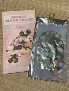 ディズニーストア シークレットクリアポーチ ドナルド