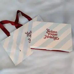 Gelato Pique ショッパー 2枚 :ギフト箱1箱セット