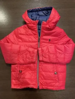 ラルフローレン　リバーシブル中綿コート 赤/青　良品