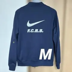 紺M NIKE FCRB リバーシブル ウォームアップジャケット ブルゾン