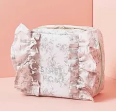 sweet 9月号付録　フリルビッグポーチ