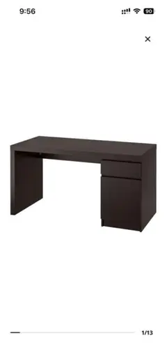 IKEA デスク 140cm 引き出し付きのサムネイル