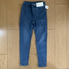 新品⭐︎GUデニムブルー スキニーパンツ 130cm