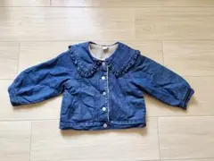 プティマイン　デニムジャケット　90