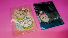 映画【ちいかわ】古本屋/カニちゃん カード2枚(人魚の島のひみつ/モモンガ)★