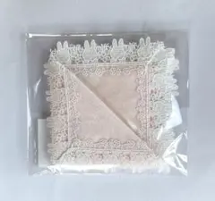 【新品未使用】近沢レース　タオルハンカチ　ミッフィー　ライトピンク
