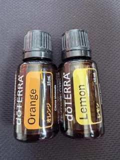 doTERRA ドテラ オレンジ レモン 新品未開封 doTERRA レモン・オレンジ エッセンシャルオイル 2本セット 新品・未