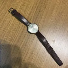 SKAGEN 腕時計 ゴールド ブラウンレザーのサムネイル