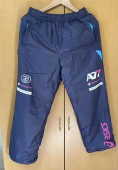 アシックス A77ウインドブレーカーパンツ / Lサイズ メンズ