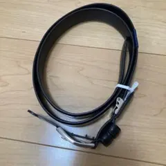メンズベルト　ビジネス　革レザー　黒【VANSPORTS】