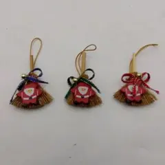 クリスマスミニミニオーナメント3個