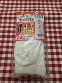 白　タイツ　新品　スクールタイツ　ホワイト