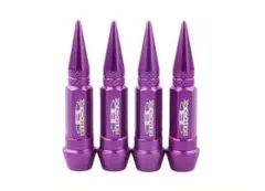 タイヤバルブ スパイクナット パープル 4本セットのサムネイル