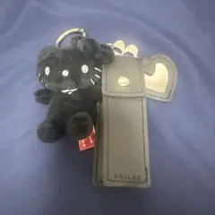 HELLO KITTY × BRILMY ミラーチャーム　ブラック