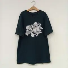 □Nike ダークグリーン オーバーサイズTシャツ L