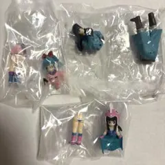 ドラゴンボール カプセルトイ フィギュアセット　チチ　ブルマ　マイ