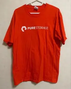 ポートアンドカンパニー　半袖 Tシャツ　M オレンジ系　半袖 Tシャツ　古着