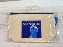 パペットスンスン　ぴょこっと ポーチ　アップ　アイボリー