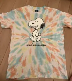 STUSSY スヌーピー タイダイ Tシャツ 150cm