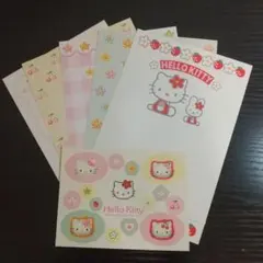 Hello Kitty 哈囉吉蒂 鑰匙圈5件組 附貼紙